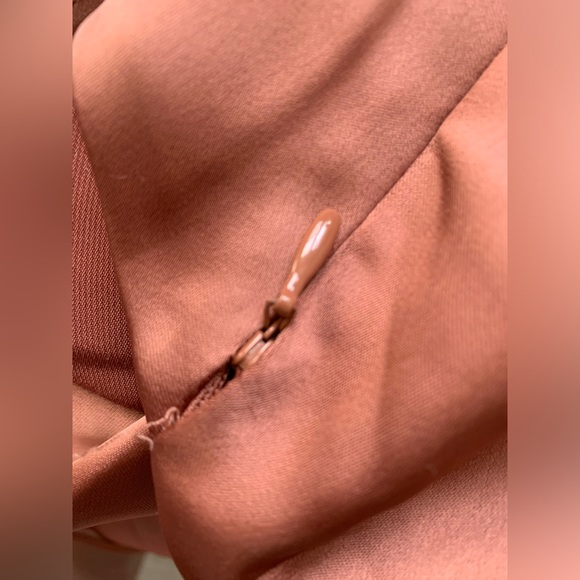 Light nude pink H&M maxi dress with open back size 6 - Picture 10 of 12